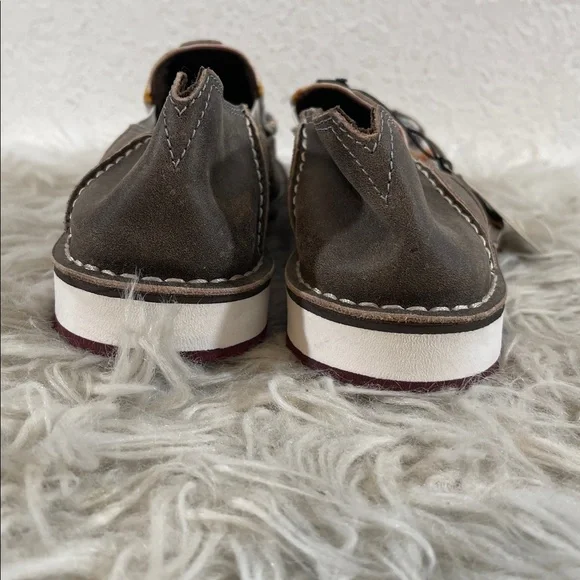 ARIAT BUFFALO PRINT CASUAL VAMP CRUISER SHOES SLIP ON- MOC TOE Size 8 NEW - Picture 5 of 12